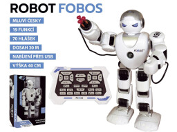 RC Robot FOBOS interaktivní chodící 40cm